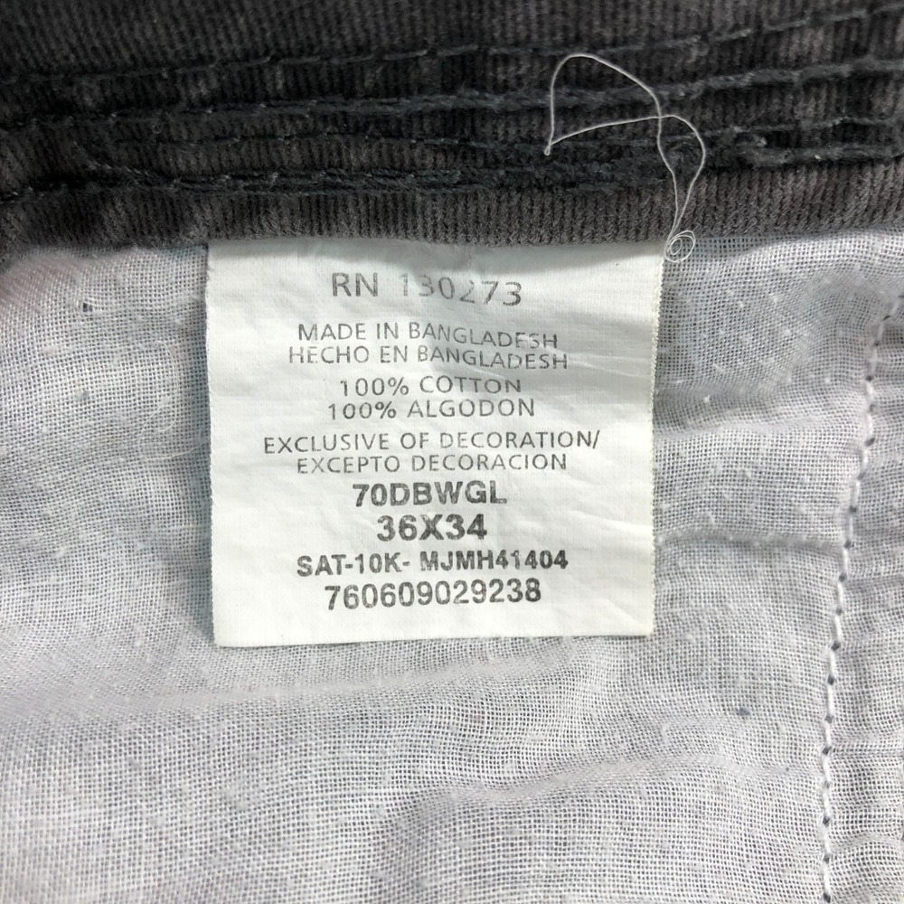 Wrangler Cargo Pants Camouflage Cotton Utility Outdoor Gray‎ Mens 36x34 Camo Y2K - Picture 8 of 10
